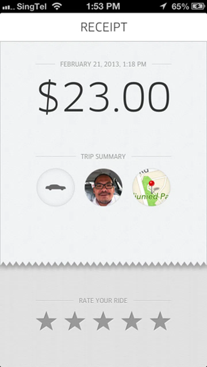 Using Uber can be costly, but you do get pampered with a luxurious ride in a premium vehicle and also a courteous and friendly driver. After the trip, you can even rate your experience with the app.