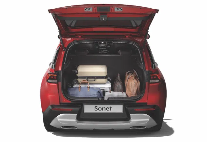 The Sonet has 392 litres of boot capacity. (Image source: Kia)