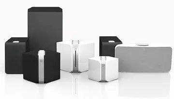 From L to R: Bluesound Duo, Power node, Vault, Node and Pulse