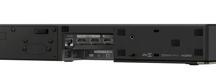 Plenty of connectivity options with this sound bar.