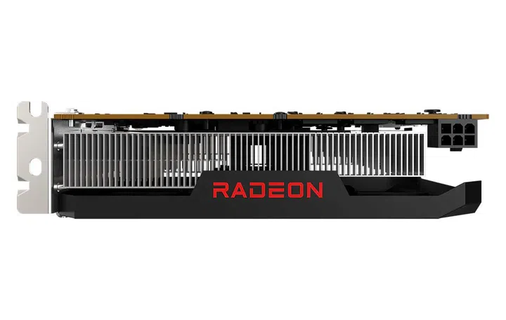 The new GPU succeeds the previous RX 5500 XT. (Image source: AMD)