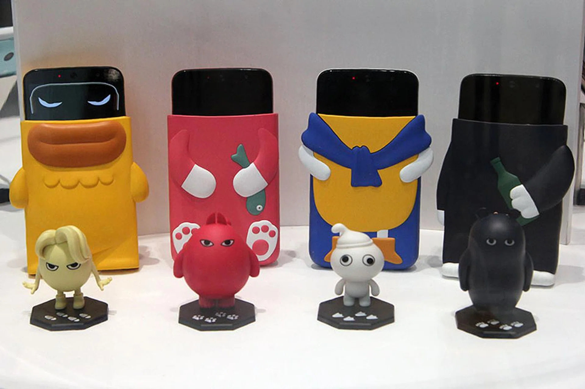 Available in South Korea, the LG Aka is a 5-inch, 720p smartphone with an 8MP rear camera with laser AF, a quad-core 1.2GHz processor, and 1.5GB RAM. But its main selling point are the four cases that turn it into different characters. The on-screen, animated 'eyes' can also display notifications.