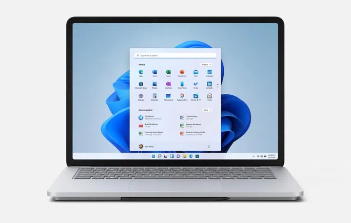 The Surface Laptop Studio looks normal at first glance. Image source: Microsoft
