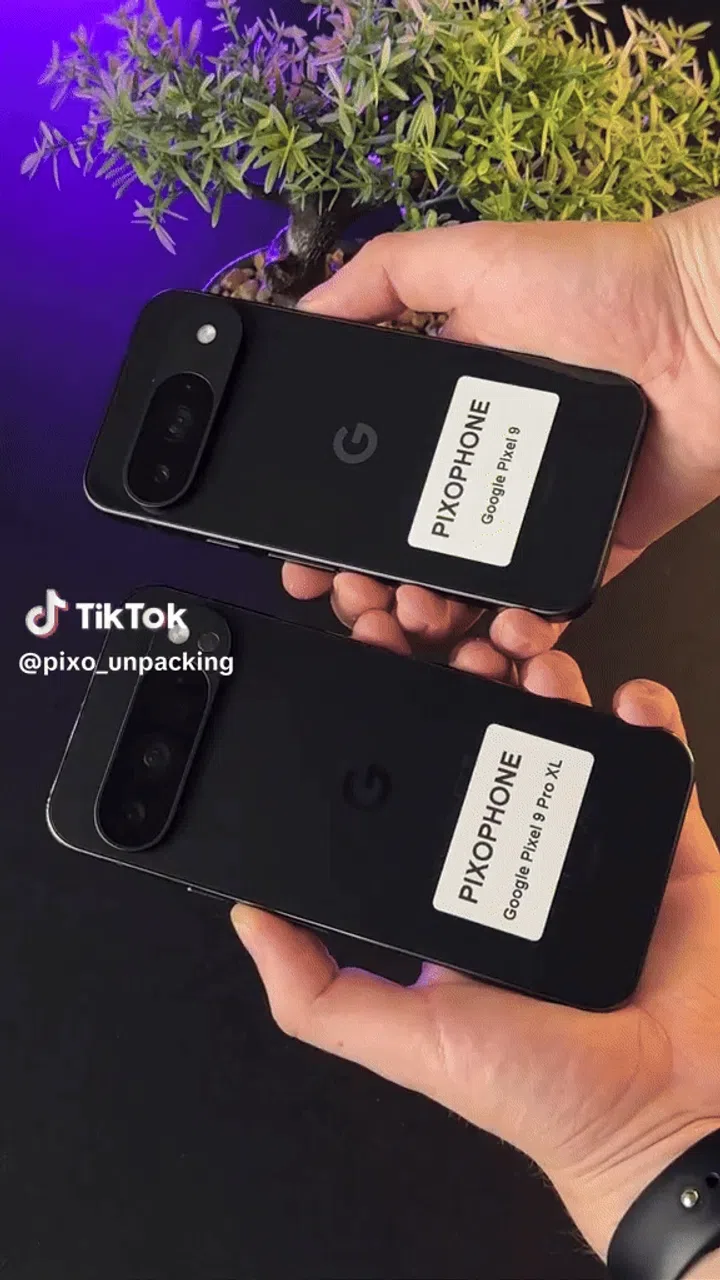 The Pixel 9 Pro XL vs the Pixel 9. Video: pixo_unpacking