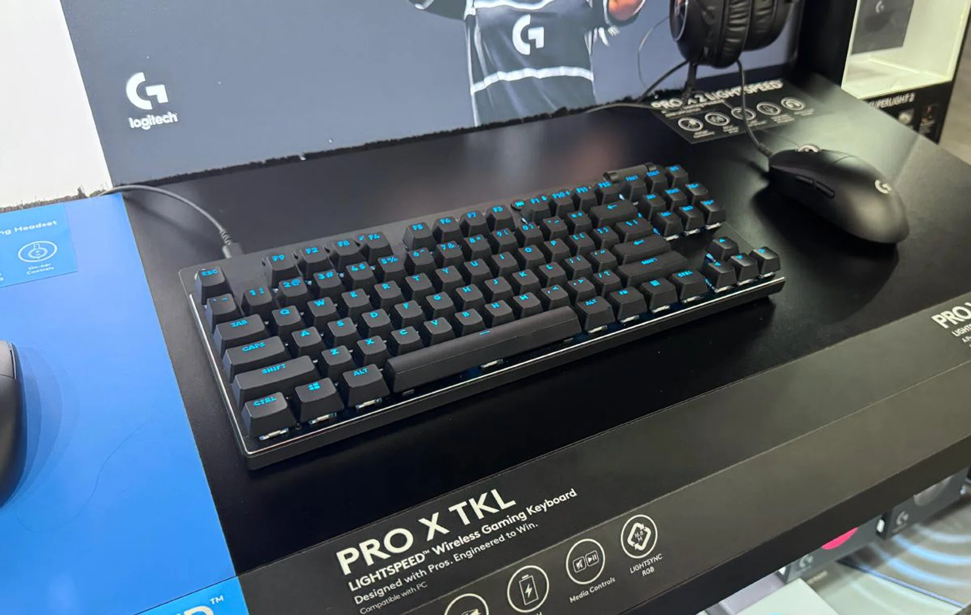 Logitech G Pro X TKL wireless gaming keyboard. Photo: HWZ.
