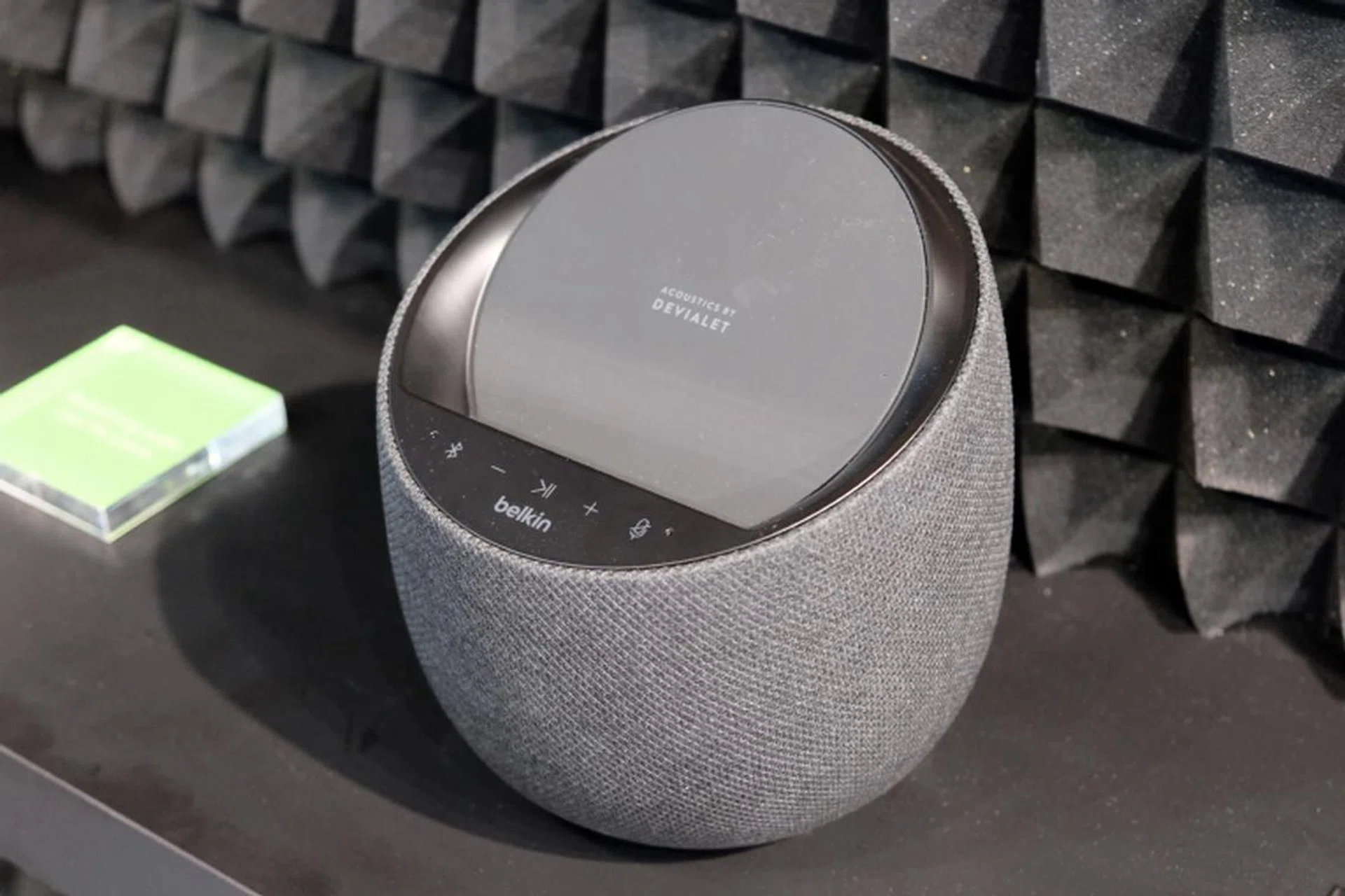 The Belkin x Devialet Soundform Elite Hi-Fi Smart Speaker + Wireless Charger