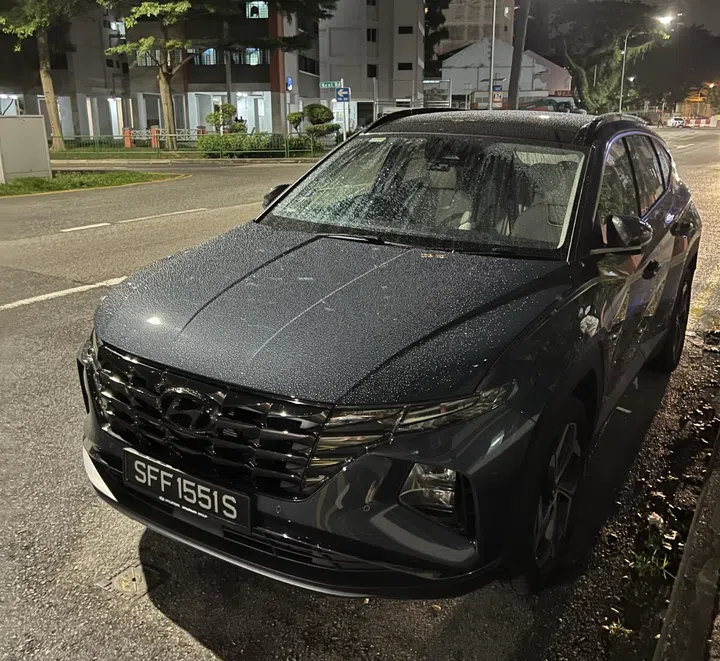 When the car is parked, it's hard to see where the grille ends and the headlamps begin.
