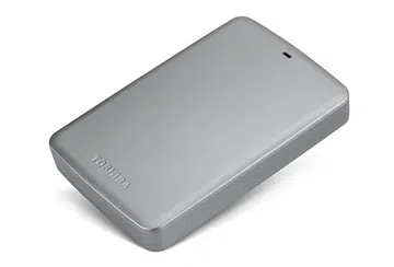 Toshiba's new 3TB Canvio Basic portable external hard disk drive.