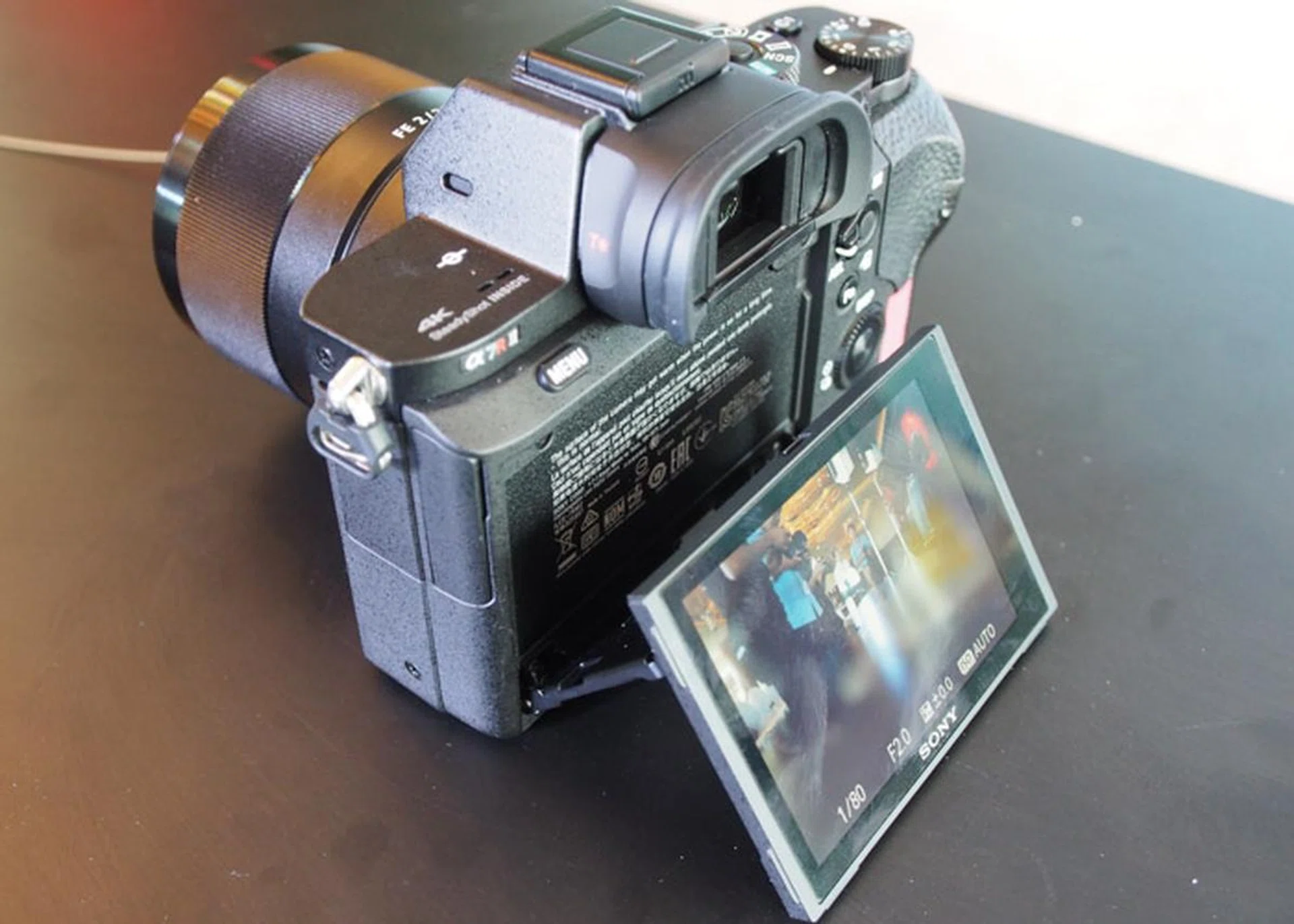 Of course, the rear articulating LCD is still there.