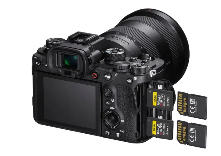 The Alpha 1 has loads of memory card slots. (Image source: Sony)