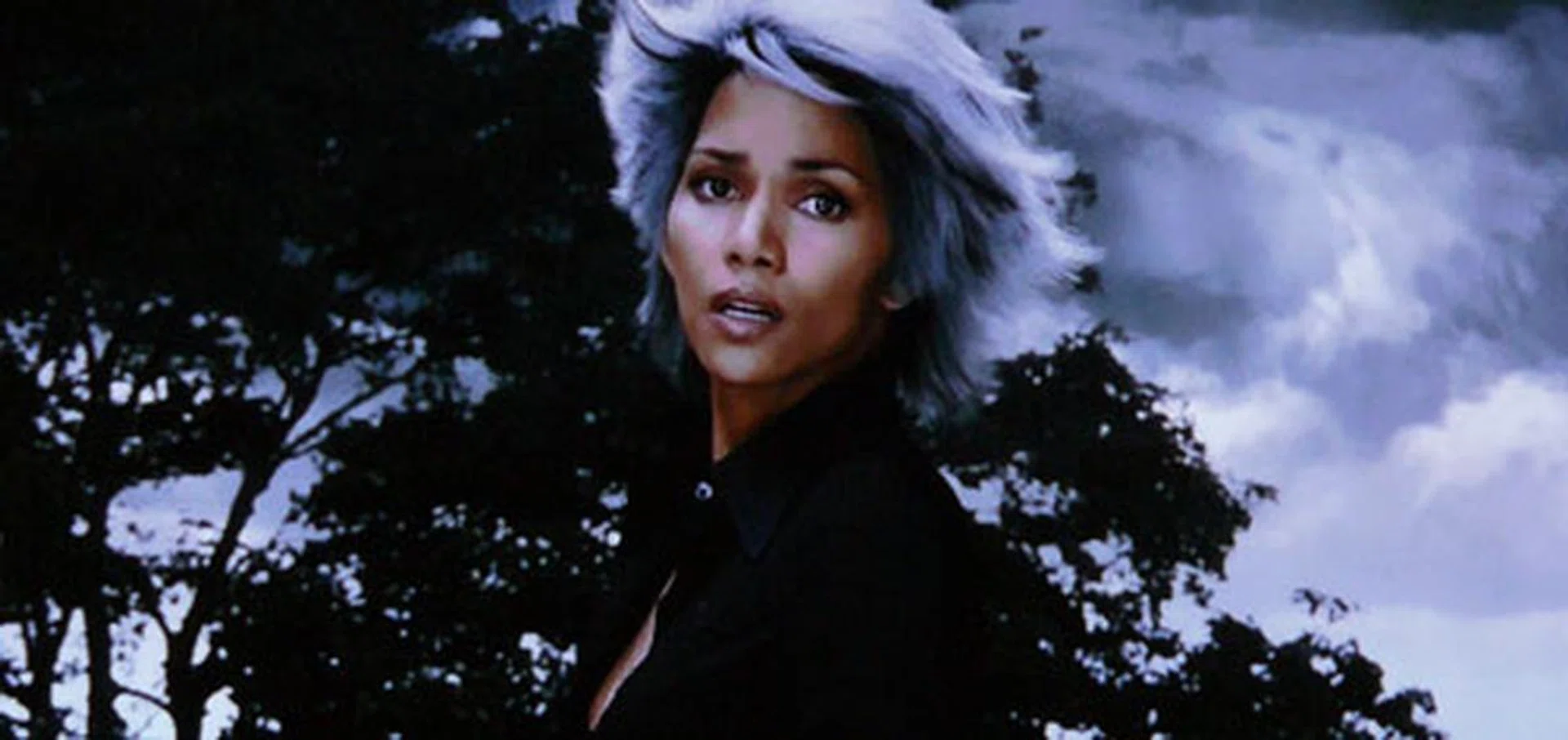 This scene focuses on Storm (the X-Men character, not the weather). The photo image does not convey exactly what our eyes see, but the black levels and shadow detailing on Panasonic's VT50S are simply mind blowing in reality. Edges are less crisp than the E8000, but the up-converted DVD material is definitely watchable on the Viera. 
