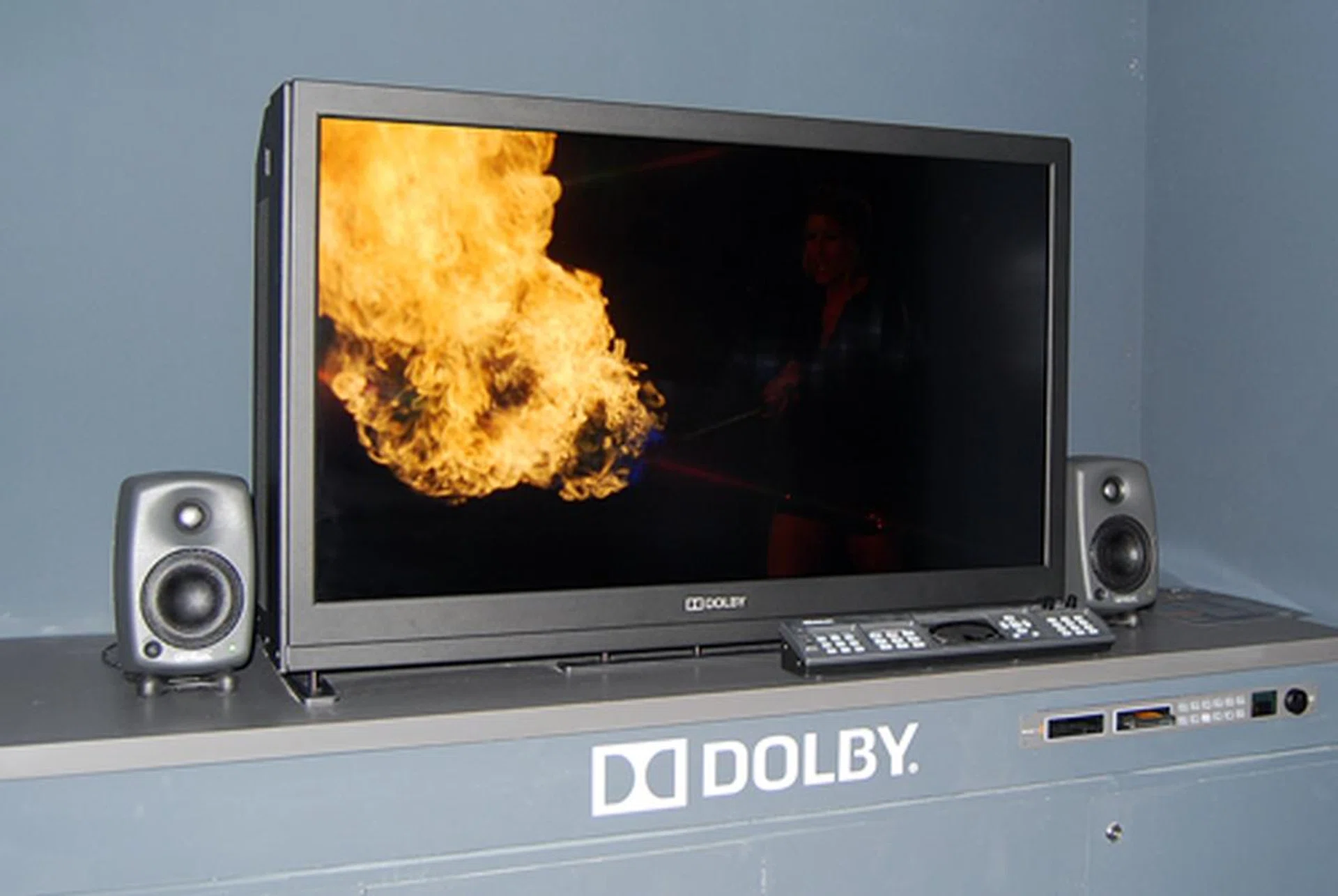 Costing in the region of $40,000, this Dolby Color Reference had the most gorgeous black reproduction. Sadly this shot does not do justice to its performance we glimpsed first hand.