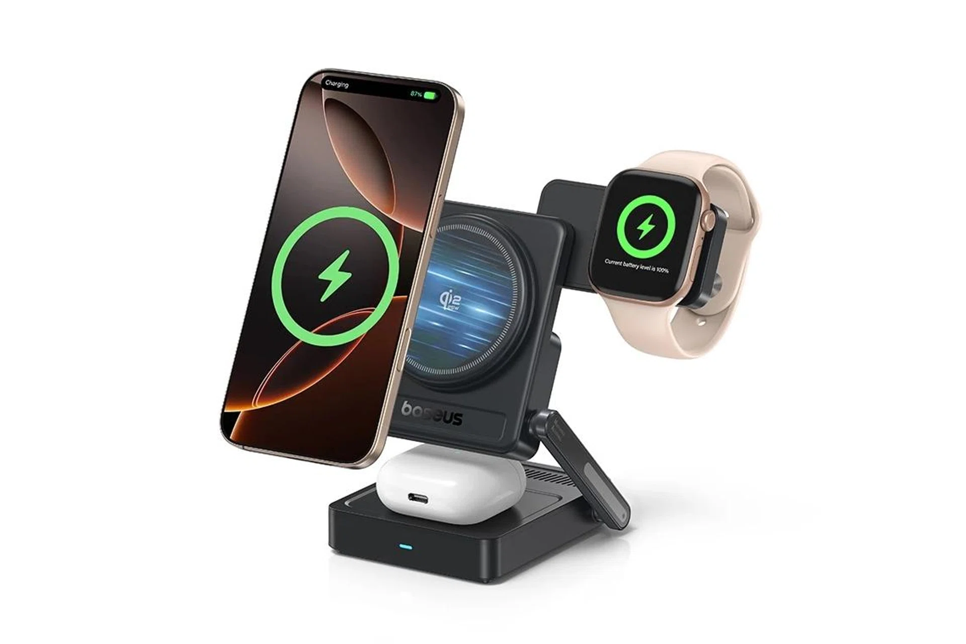 Baseus PicoGo AF21 35W Portable 3-in-1 Qi2.2 Wireless Charger
