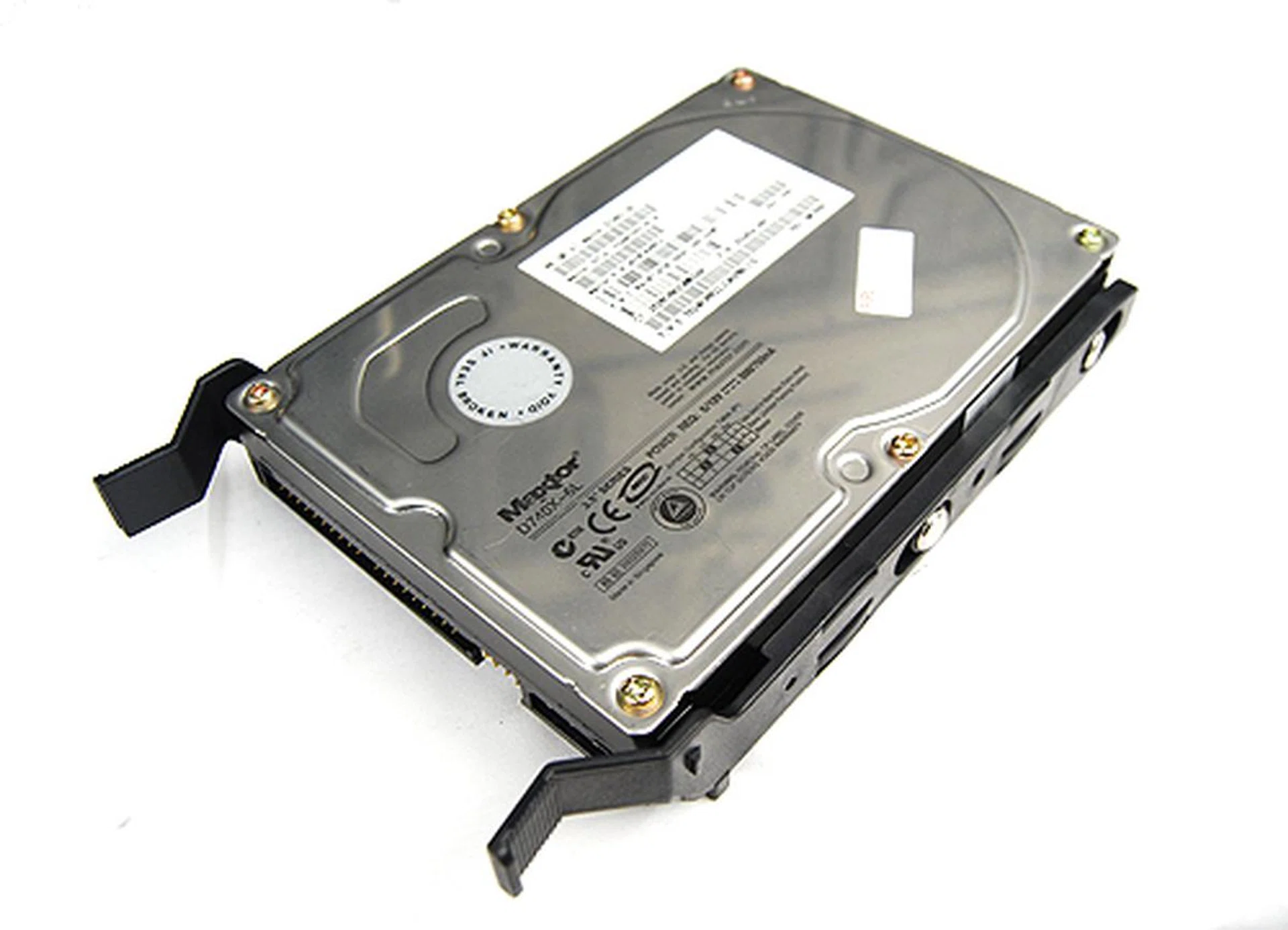 Installation of hard drives is dead simple. Slip it into the bracket and slide the drive in and you are good to go.