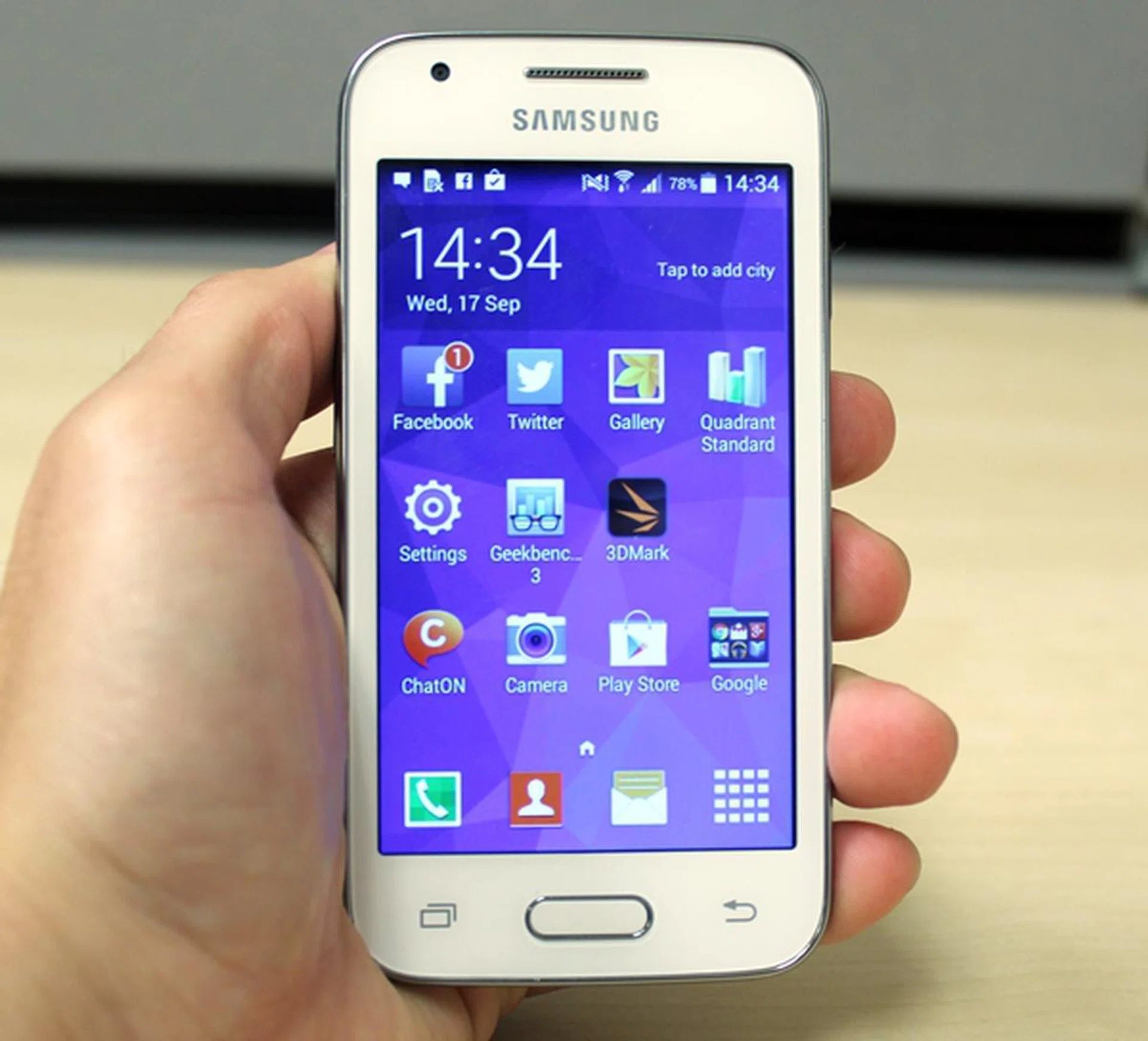 Samsung does not stray far from its usual design language with its Galaxy Ace 4 LTE.