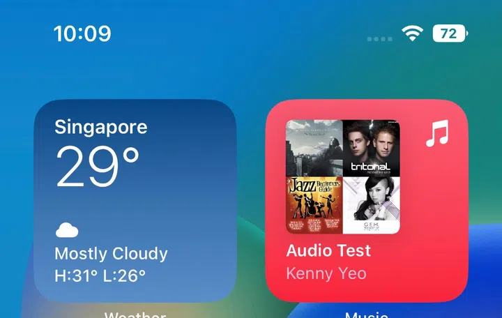 The icon looks full, but in reality, it's at 72%.