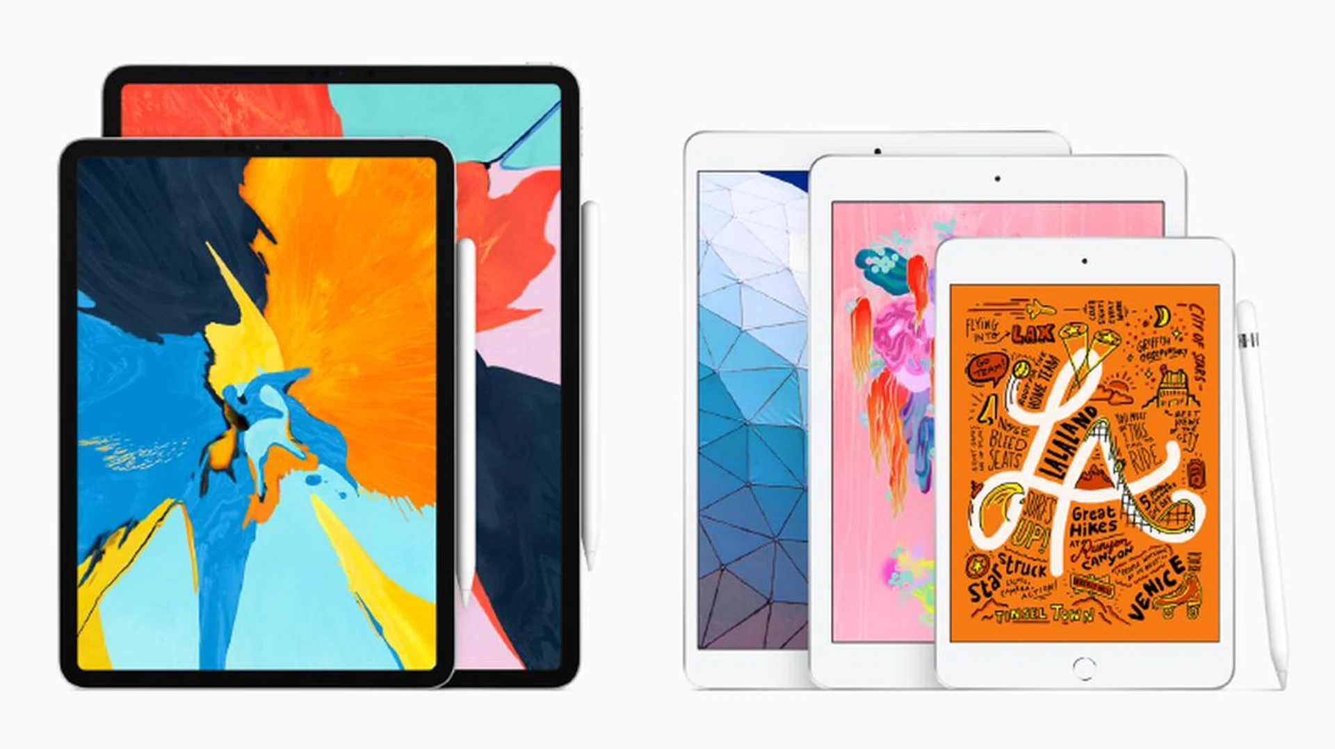 This is how Apple's iPad line-up looks like now. 