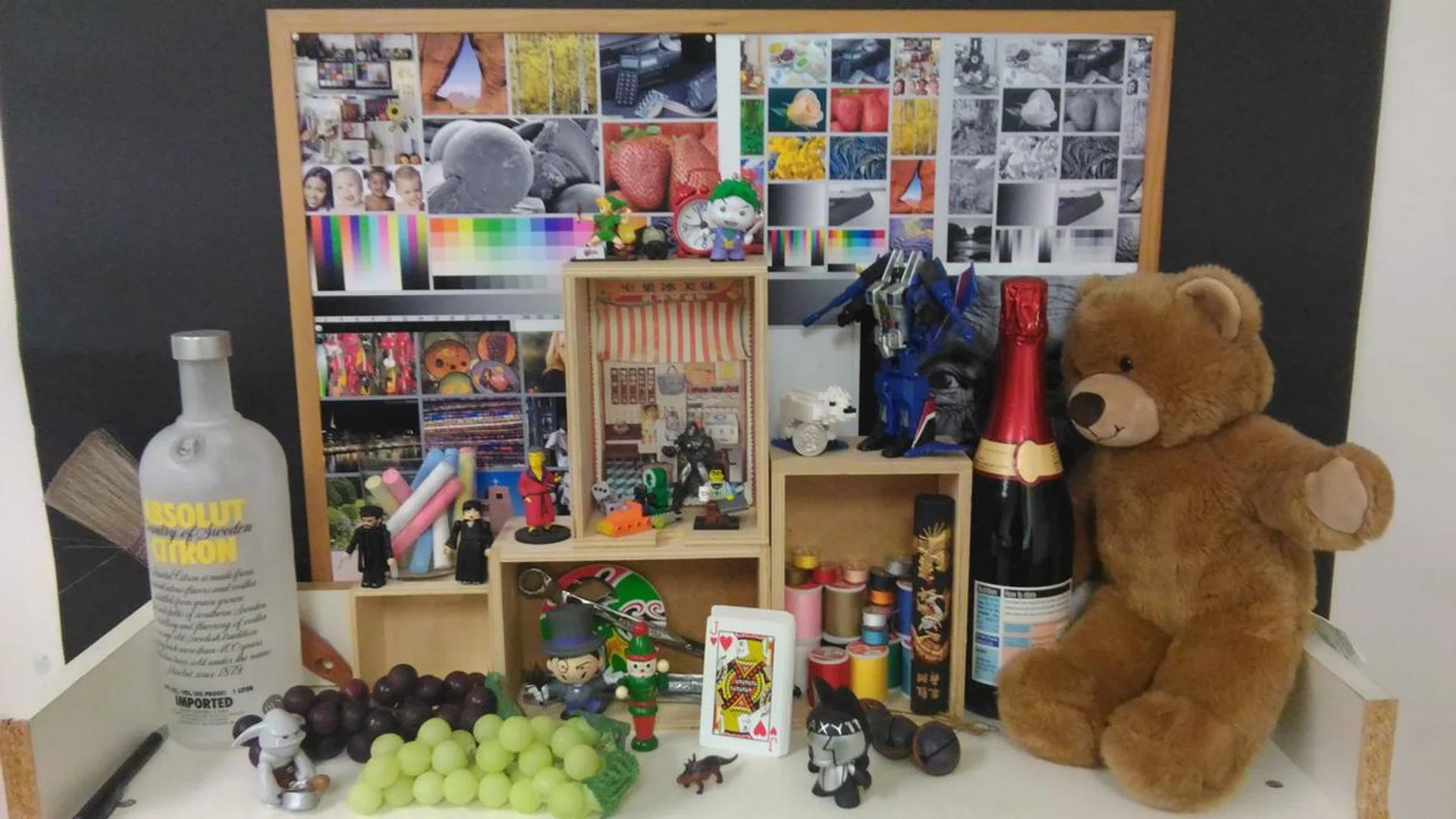 Auto, no flash, ambient room lighting.