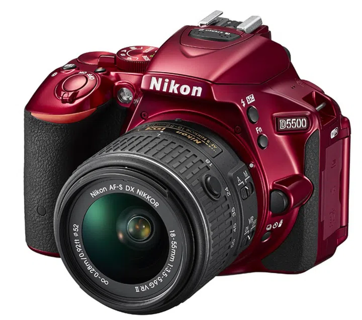 The D5500 is also available in red, but only in selected regions.