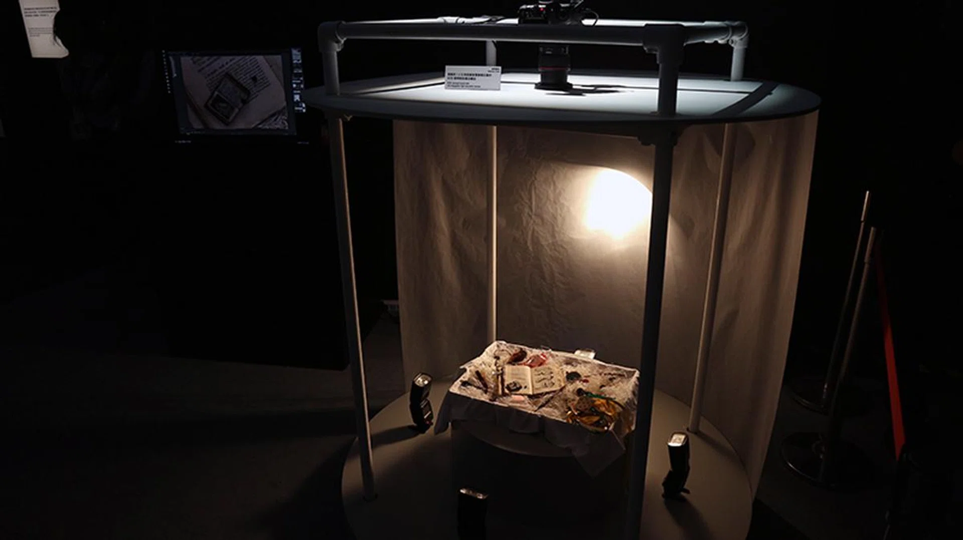 This is the sample photography setup to test its capabilities.