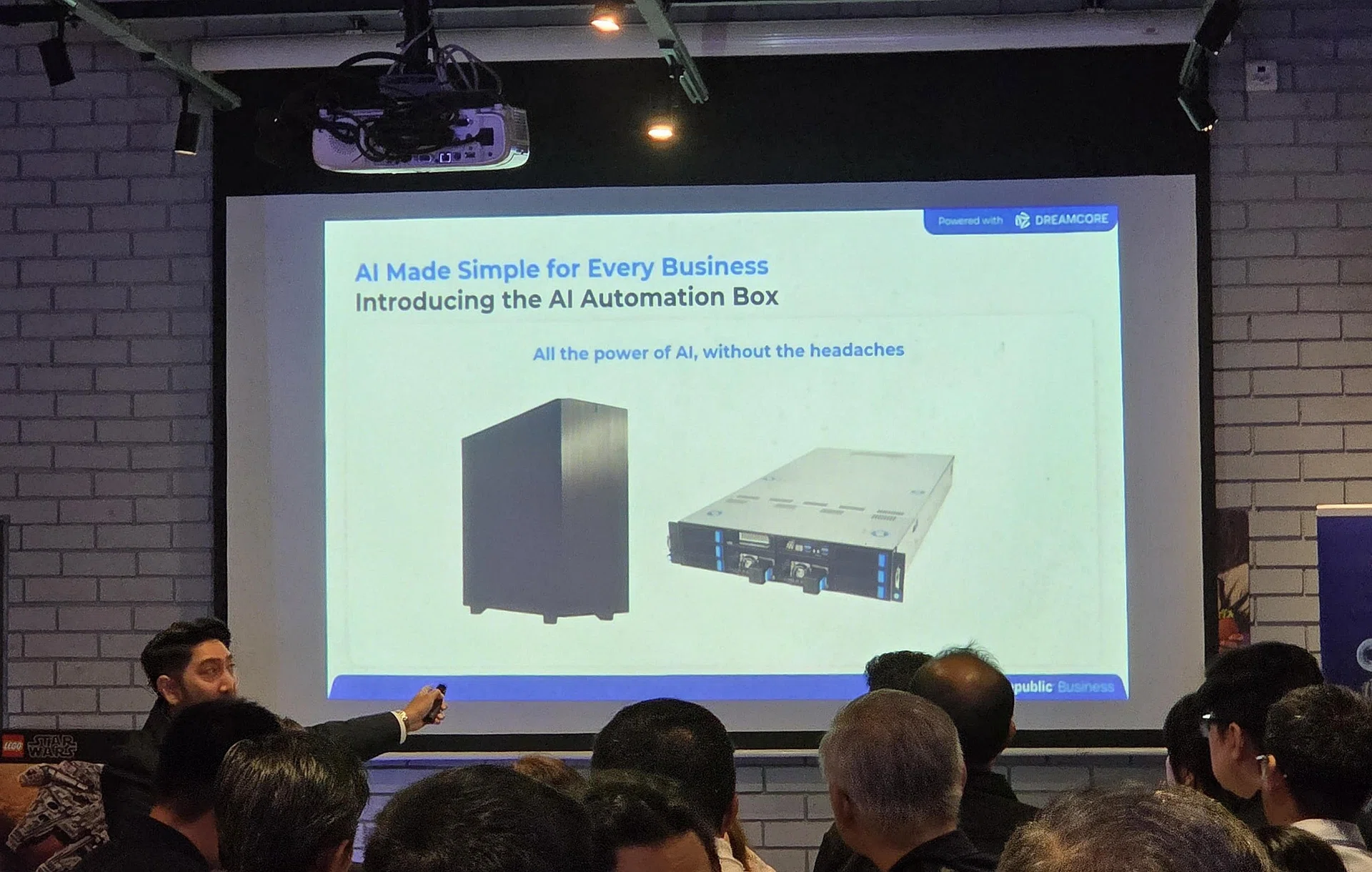 MyRepublic AI Automation Box launch event proposition