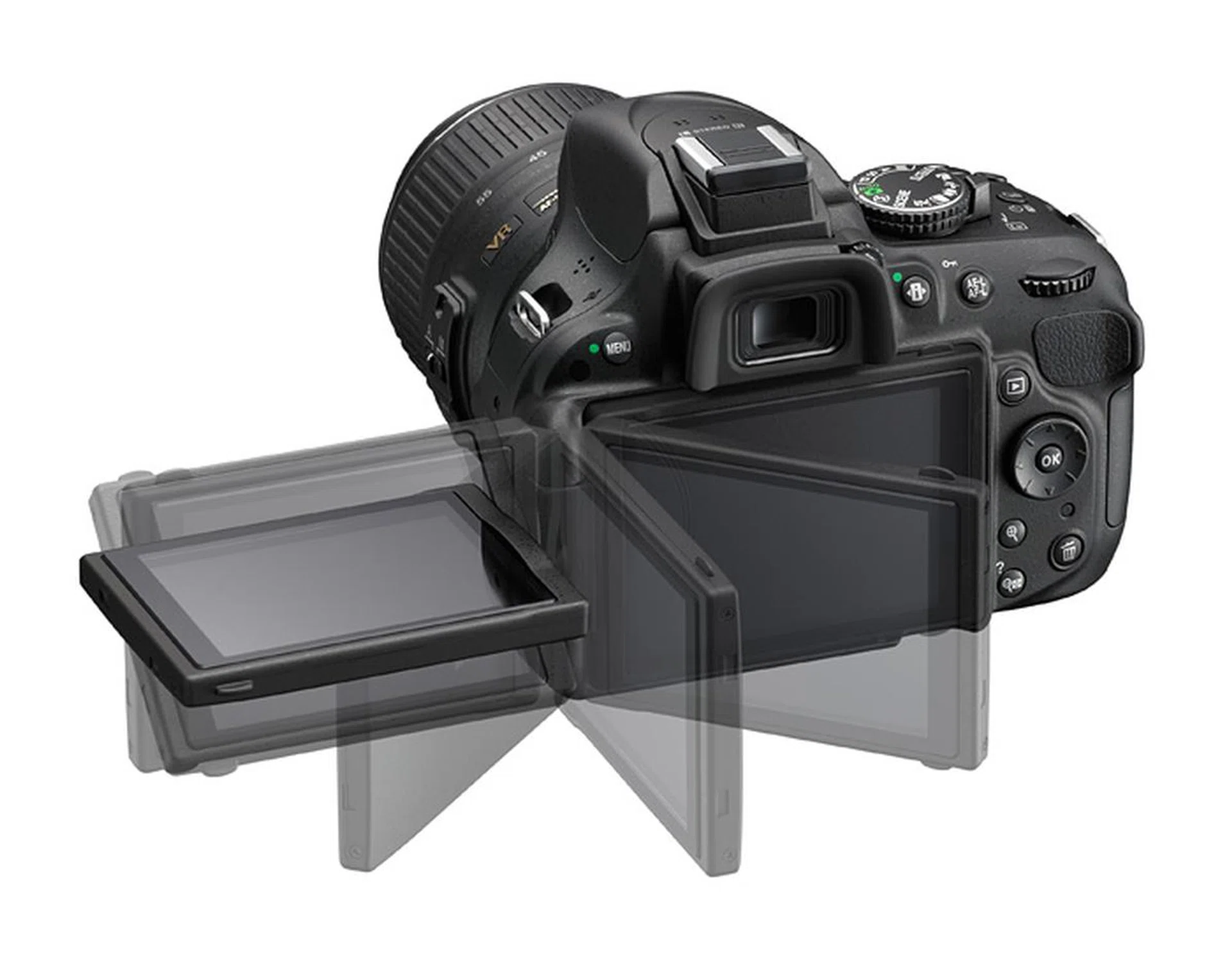 The LCD swivels! Pretty neat.