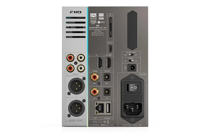 Yup, the R9 has a lot of ports and connectors. (Image source: Fiio)