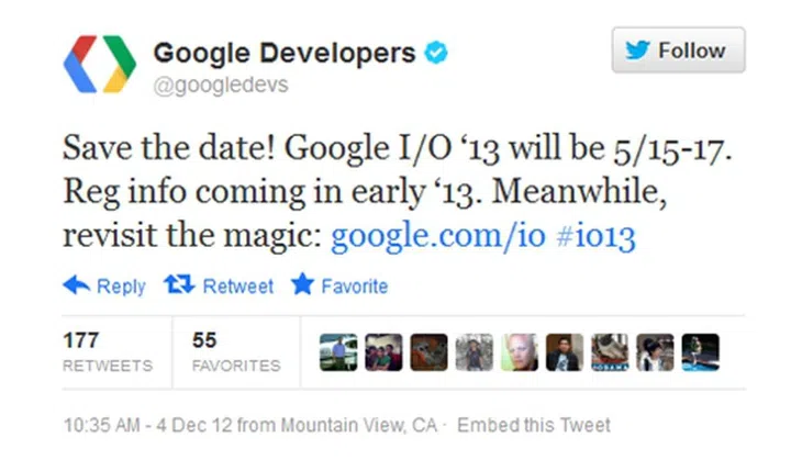 Source: @googledevs (Twitter)