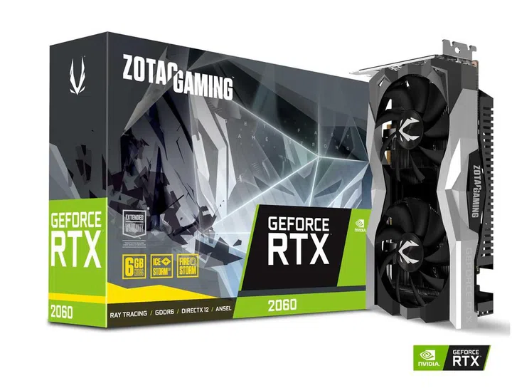 Zotac Gaming GeForce RTX 2060 Twin Fan (Image source: Zotac)