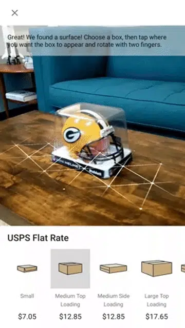 eBay mobile Android application (Source: Google)