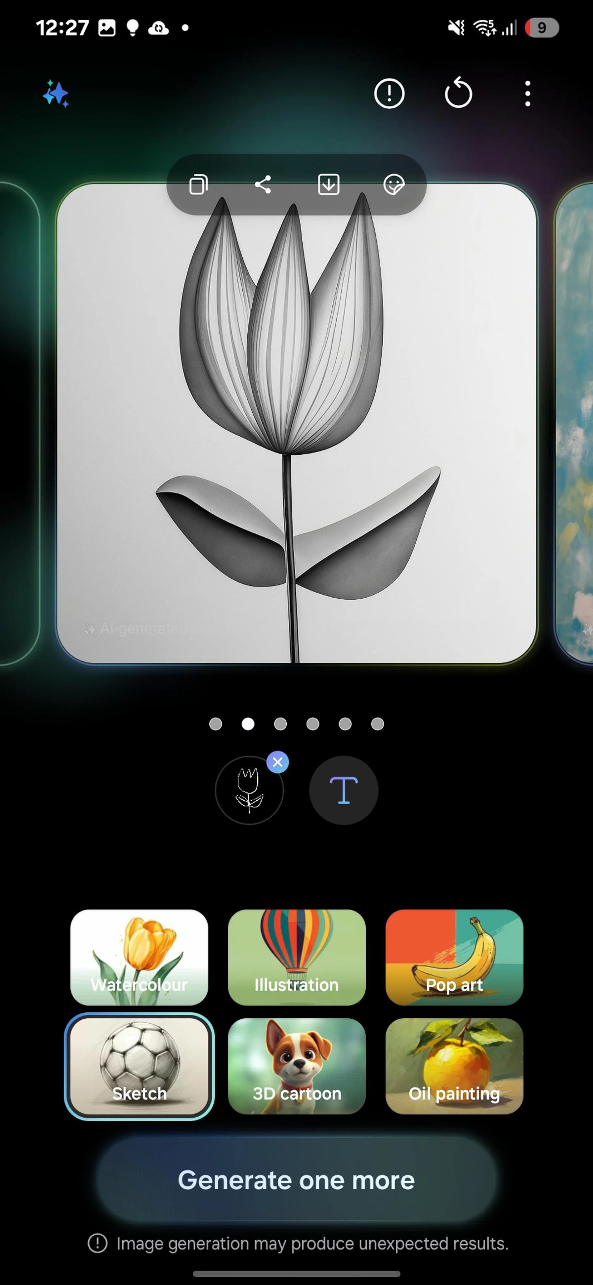 Sketch effect. Photo: HWZ.