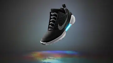 The Nike HyperAdapt 1.0 with "adaptive lacing".