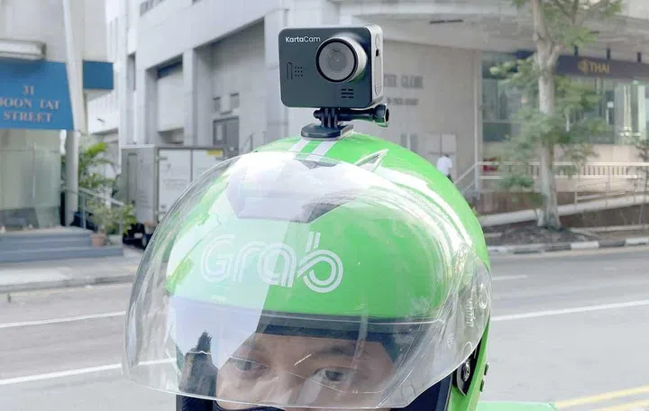 Kartacam in action. Image source: Grab. 