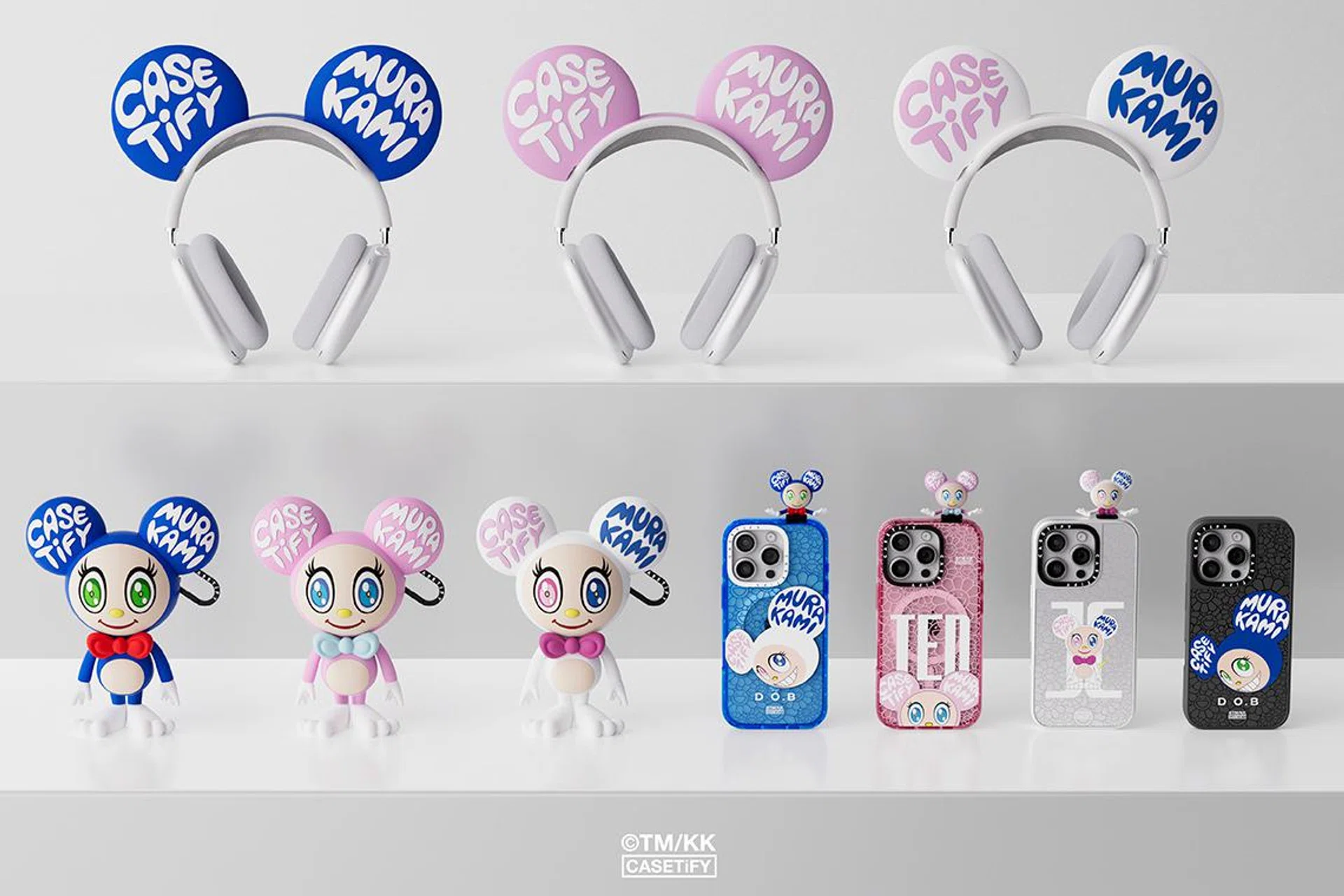 Some of the products and colour variants you can expect from this collab. Photo: Casetify.