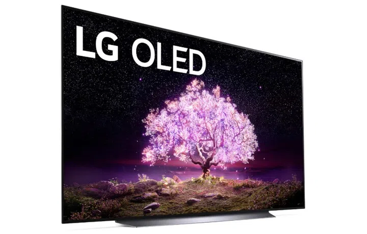 The largest C1 series TV. image courtesy of LG. 