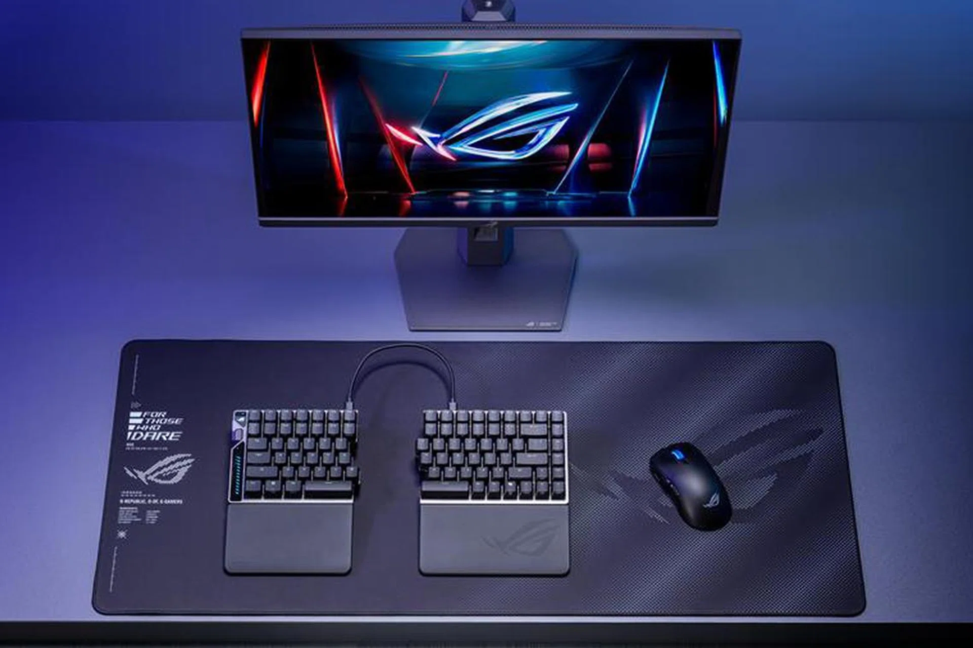ASUS ROG's showcase at Computex included a series of peripherals that aim to break the mould. Photo: ASUS.