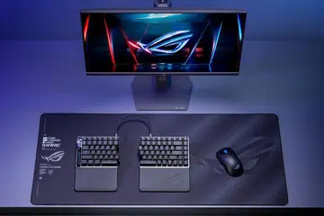 ASUS ROG's showcase at Computex included a series of peripherals that aim to break the mould. Photo: ASUS.