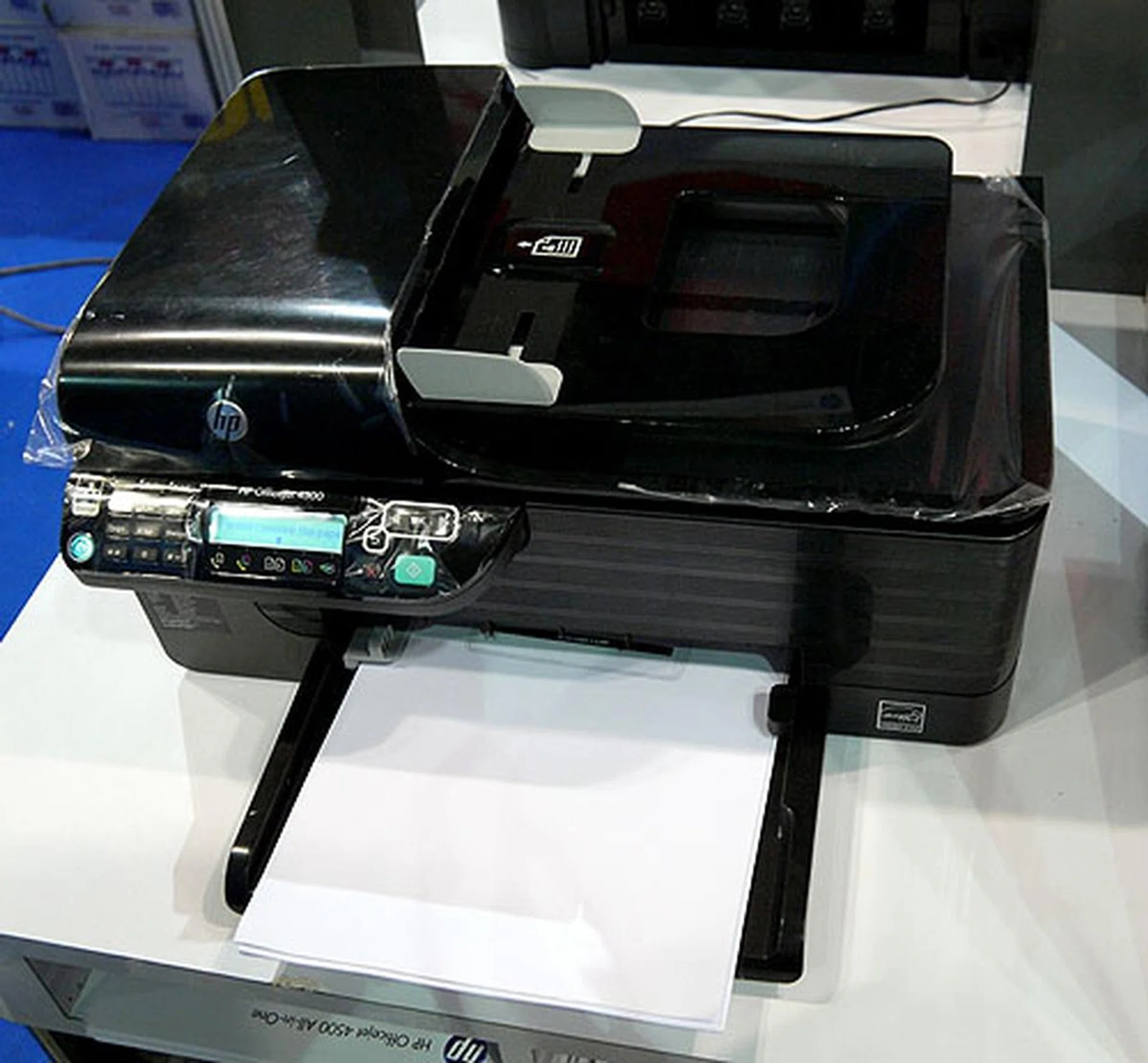 The HP Officejet 4500 Desktop AIO here is able to print up to 28ppm and costs $189. A free 1-year extended warranty is included.