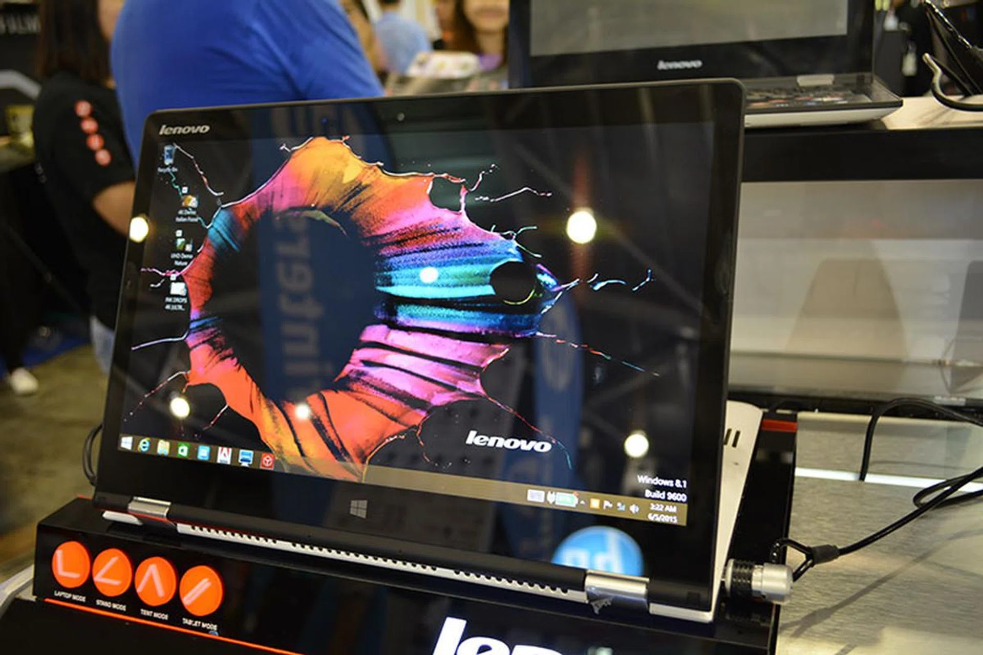 The Lenovo Yoga 3 comes  with an Intel Core i5-5200U processor, 8GB of RAM, and a 500GB hybrid drive. Unlike the Yoga 3 Pro, it also comes with a discrete NVIDIA GeForce GT940M graphics card. It is also slightly larger with a 14-inch Full HD IPS display. It is currently available at $1,499. If you upgrade to an Intel Core i7-5500U processor and a 256GB SSD, it will cost you $1,799.