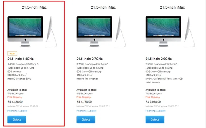 Image source: Apple Online Store (Singapore)