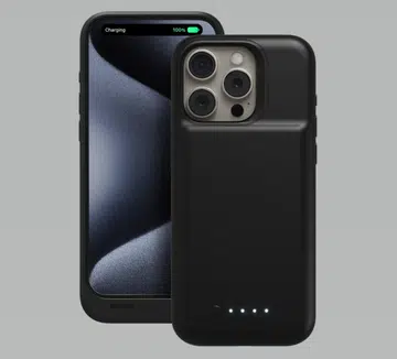 Mophie's iconic Juice Pack battery case is designed for the Apple iPhone 15, iPhone 15 Pro and iPhone 15 Pro Max.