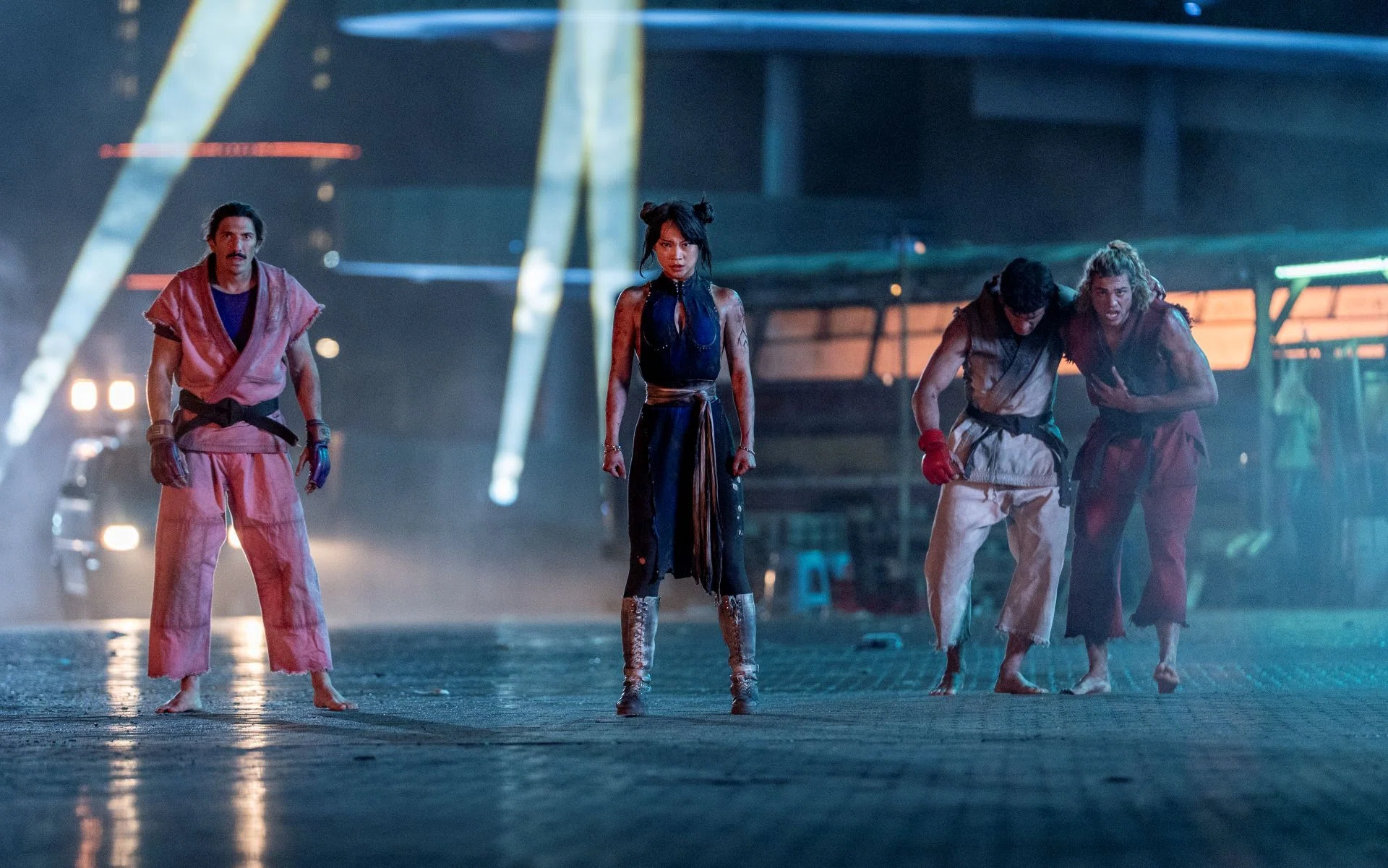 Dan, Chun-Li, Ryu and Ken