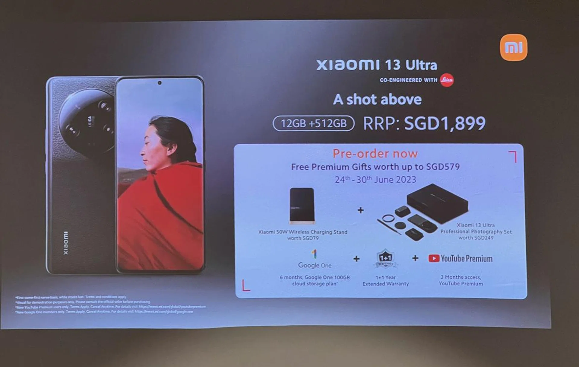 Pre-order bonuses for the Xiaomi 13 Ultra.