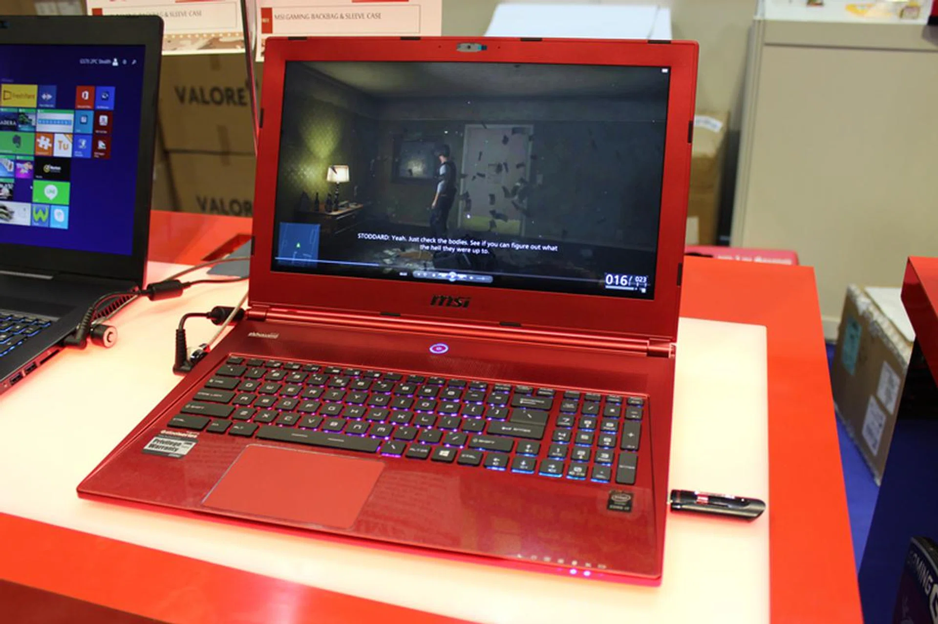 The GS60 6QE Ghost Pro-005SG is the latest refresh for the 15.6-inch GS60 Ghost Pro. It features a 1920 x 1080 pixels IPS display, an Intel Core i7-6700HQ (2.6GHz, 6MB smart cache), NVIDIA GeForce GTX 970M (3GB VRAM), 16GB DDR4 RAM and 128GB SSD + 1TB HDD. It comes with Windows 10 Home and is $3,399. Note that like the MSI GT72, the Skylake equipped Ghost Pro wasn't available at the time we took the picture though it'll look the similar to the picture, except in black instead of red.