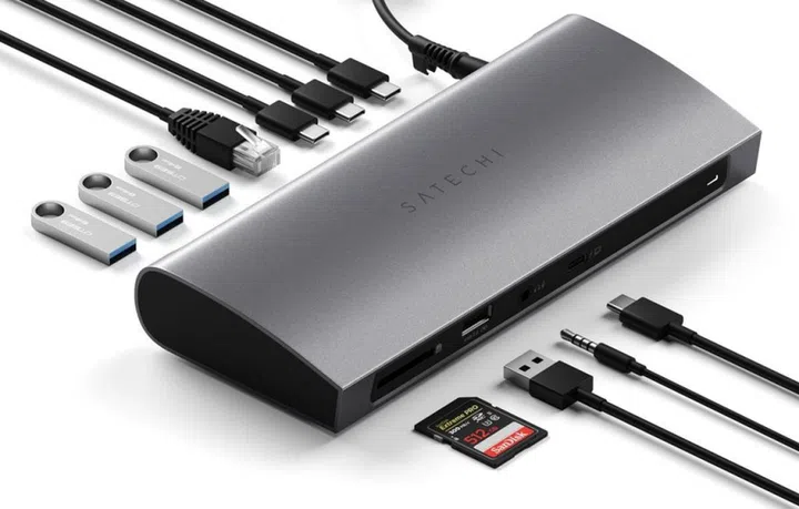 Satechi Thunderbolt 4 dock. <br>Image source: Satechi