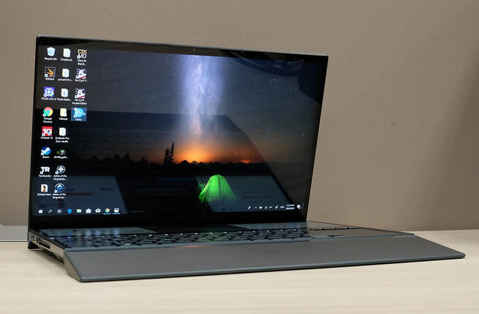The ZenBook Pro Duo melds range-topping specifications with a radical two-display design.