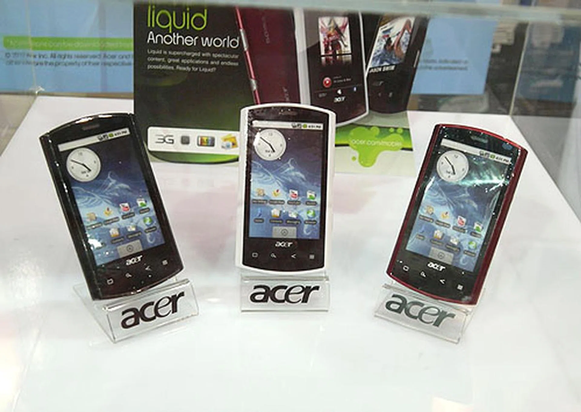 If you're still tied under a contract with a telco and longing for the Acer Liquid Android smartphone, it's available directly from Acer for $599 ($640.93 with GST) at the PC Show. Free gifts worth up to $227 are thrown in as sweetener, including a bluetooth headset and a 16GB microSD card.