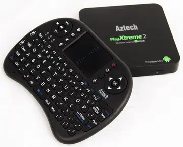 The PlayXtreme 2 comes with a snazzy wireless touchpad remote. Will this solve the awkwardness of navigating the Android UI on a big-screen TV?