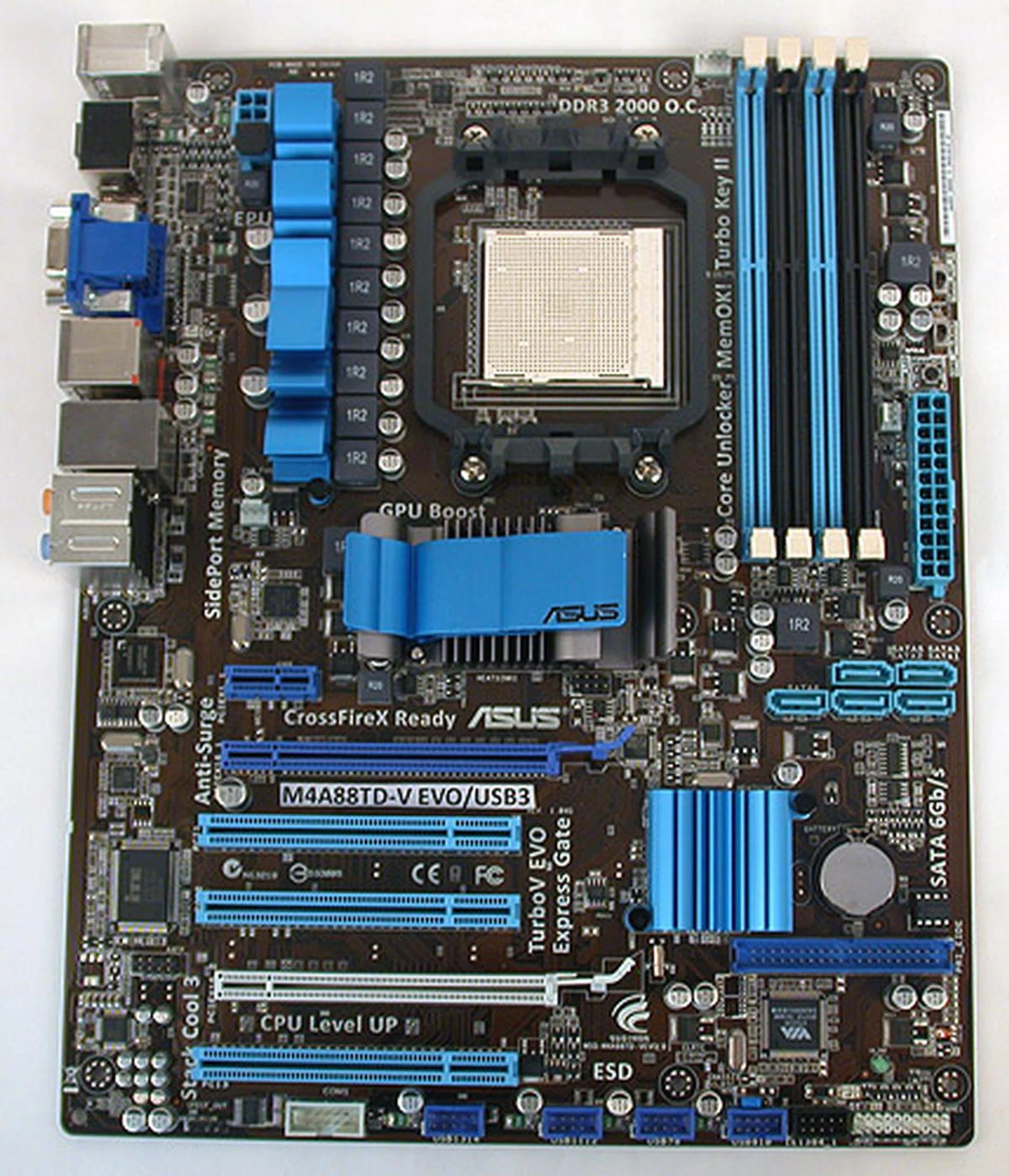 ASUS has been using a blue color scheme for its mainstream and performance range of motherboards and this is no different.