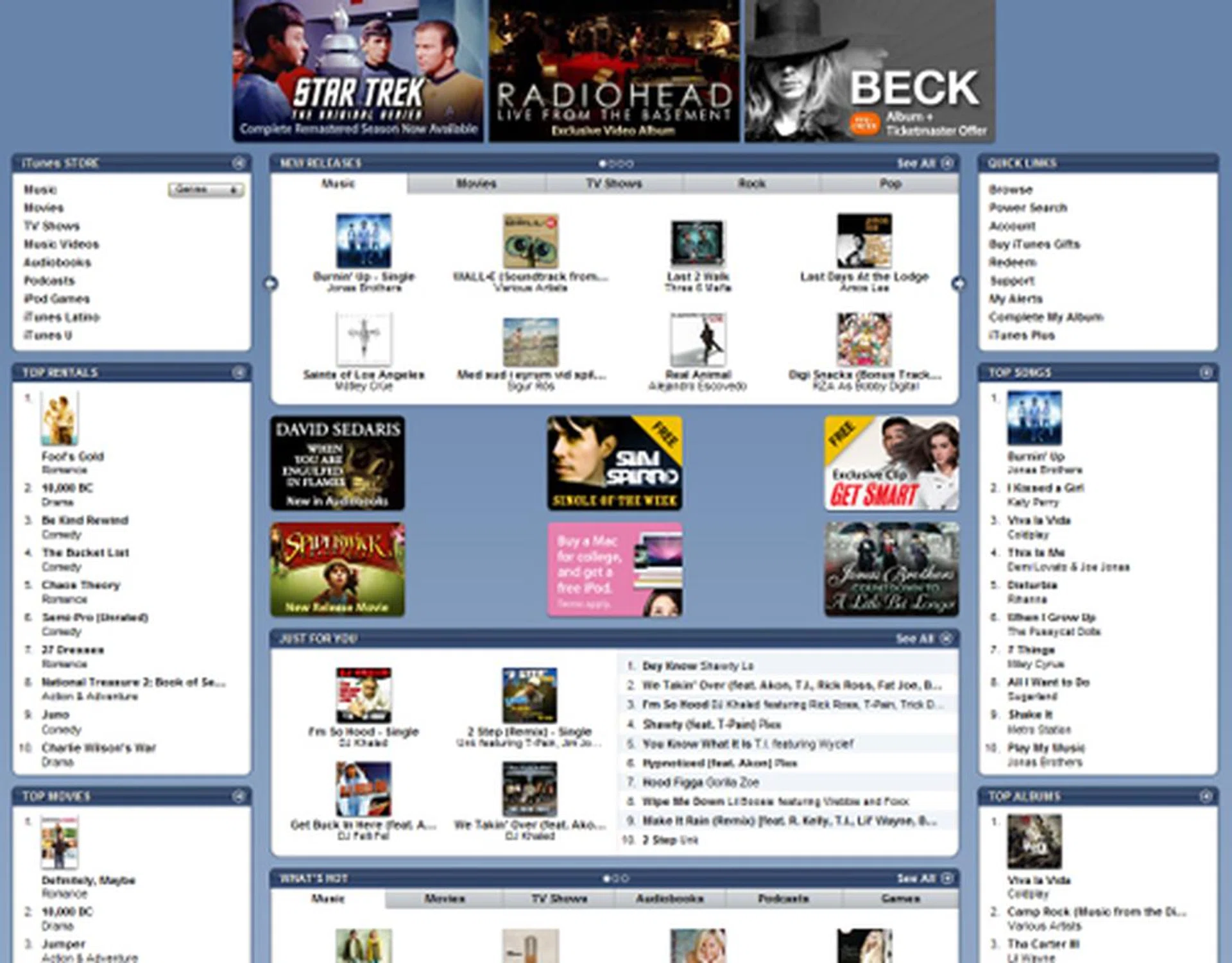 The iTune Store, though not exactly the pioneer of paid online music distribution, is considerably the market leader when it comes to sales figures back in 2003, and even now.